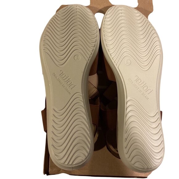 NWT Hotter Isabelle Eef Womens Brown Leather Sandals Size 7 US/5 UK/38 EU NEW - Picture 4 of 9